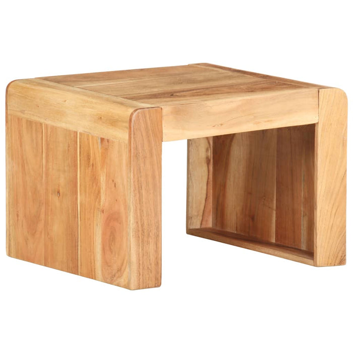 Side Table 43x40x30 cm Solid Acacia Wood.