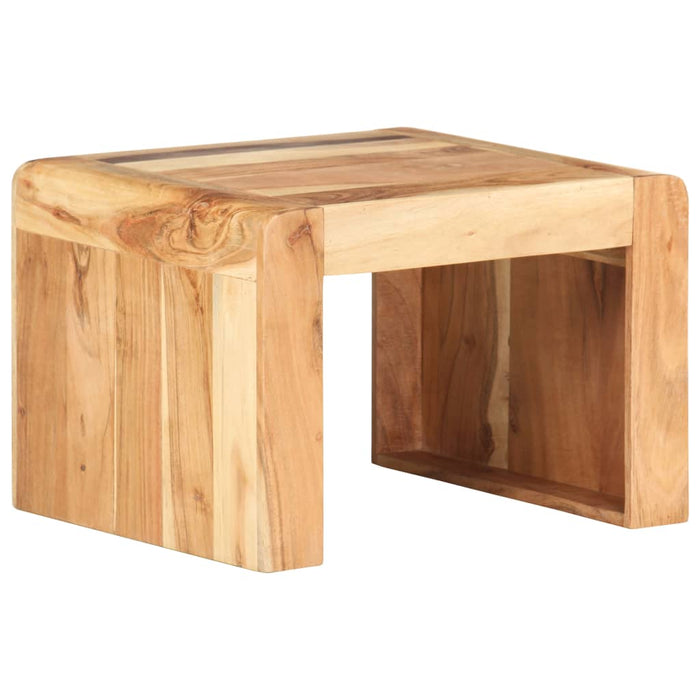 Side Table 43x40x30 cm Solid Acacia Wood.