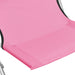 Folding Beach Chairs 2 pcs Pink Fabric.