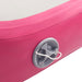 Inflatable Gymnastics Mat with Pump 600x100x20 cm PVC Pink.