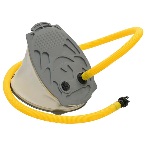 Foot Pump 21x29.5 cm PP and PE Grey and Yellow.