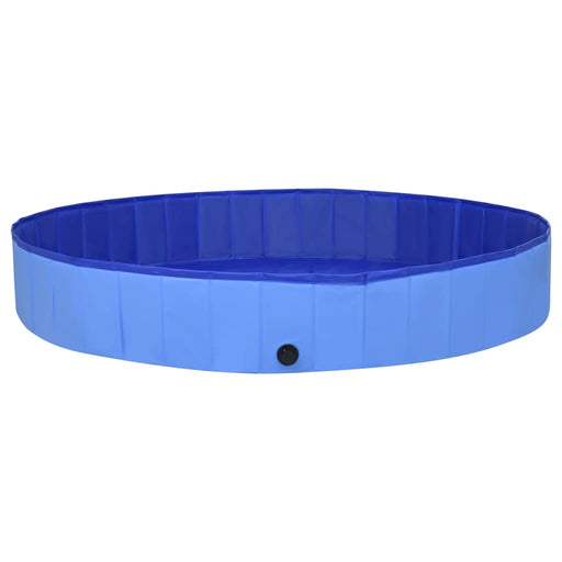 Foldable Dog Swimming Pool Blue 300x40 cm PVC.