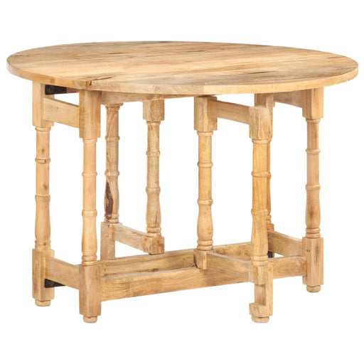 Dining Table Round 110x76 cm Solid Mango Wood.