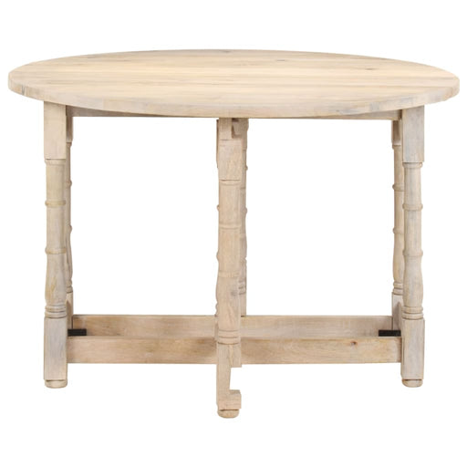 Dining Table Round 110x76 cm Solid Mango Wood.