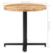 Bistro Table Round Ø80x75 cm Rough Mango Wood.
