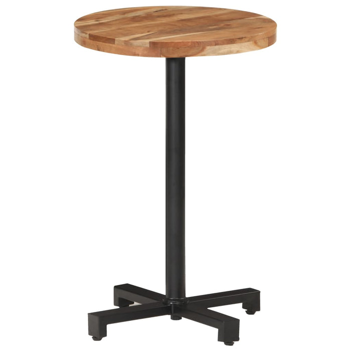 Bistro Table Round Ø50x75 cm Solid Acacia Wood.