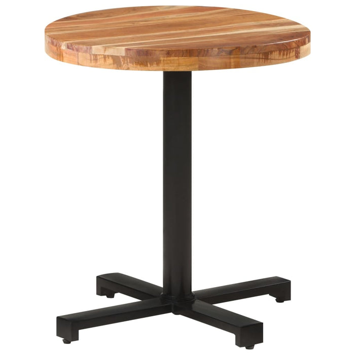 Bistro Table Round Ø70x75 cm Solid Acacia Wood.