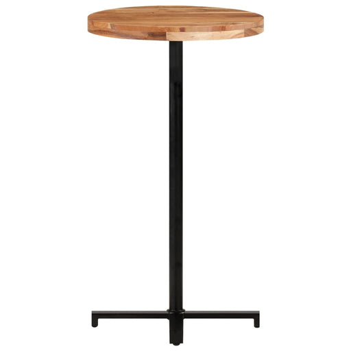 Bar Table Round Ø60x110 cm Solid Acacia Wood.