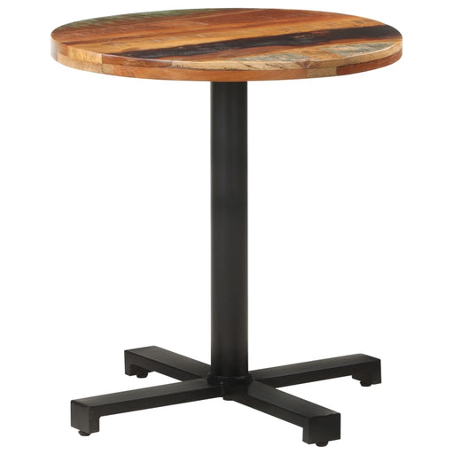 Bistro Table Round Ø70x75 cm Solid Reclaimed Wood.