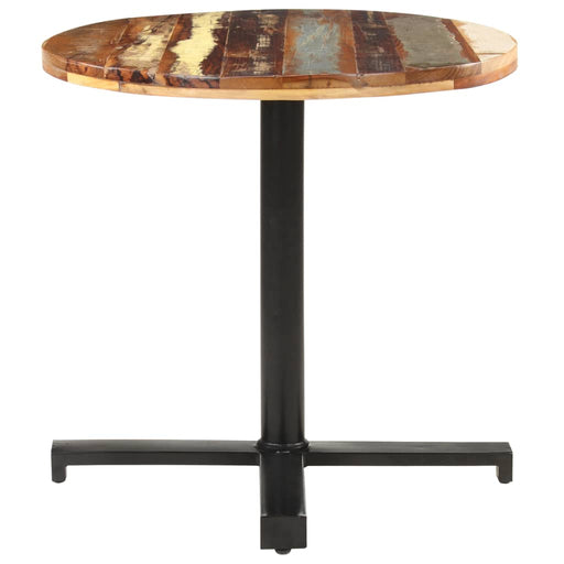 Bistro Table Round Ø70x75 cm Solid Reclaimed Wood.