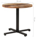 Bistro Table Round Ø80x75 cm Solid Reclaimed Wood.