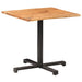 Bistro Table with Live Edges 80x80x75 cm Solid Acacia Wood.
