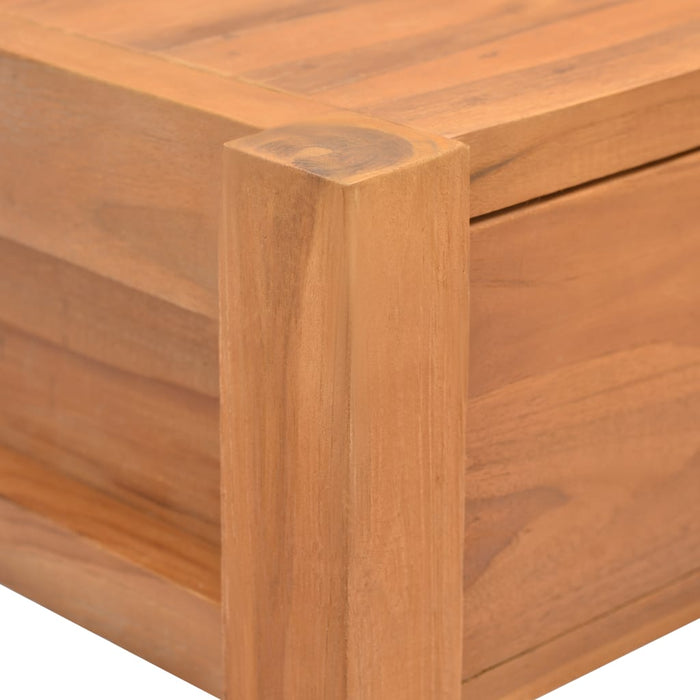 Desk with 2 Drawers 100x40x75 cm Recycled Teak Wood.
