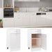 Drawer Bottom Cabinet High Gloss White 40x46x81.5 cm Engineered Wood.