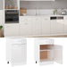 Drawer Bottom Cabinet High Gloss White 50x46x81.5 cm Engineered Wood.