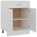 Drawer Bottom Cabinet White 60x46x81.5 cm Engineered Wood.