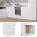 Drawer Bottom Cabinet High Gloss White 60x46x81.5 cm Engineered Wood.