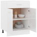 Drawer Bottom Cabinet High Gloss White 60x46x81.5 cm Engineered Wood.