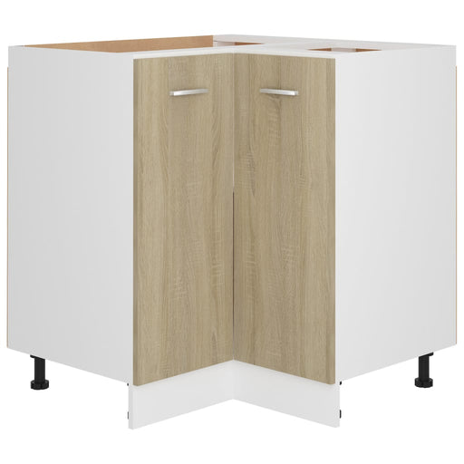 Corner Bottom Cabinet Sonoma Oak 75.5x75.5x80.5 cm Engineered Wood.