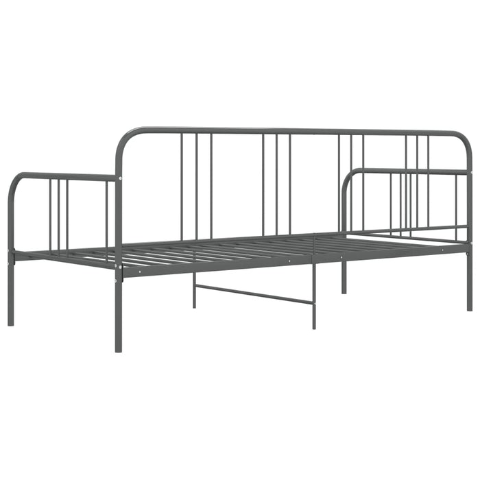 Sofa Bed Frame Grey Metal 90x200 cm.