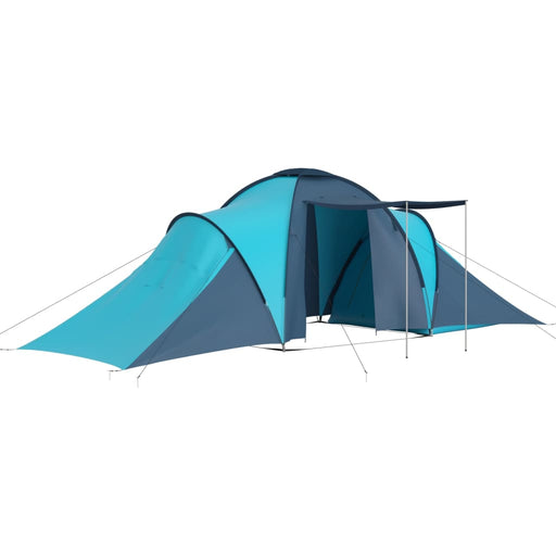Camping Tent 6 Persons Blue and Light Blue.