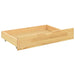 Bed Frame with 2 Drawers Solid Pine Wood 90x200 cm.