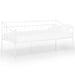 Sofa Bed Frame White Metal 90x200 cm.