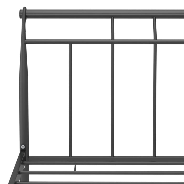 Bed Frame Black Metal 100x200 cm.