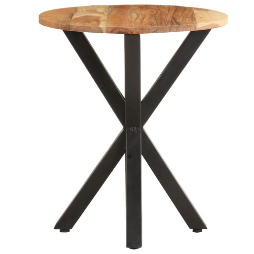 Side Table 48x48x56 cm Solid Acacia Wood.
