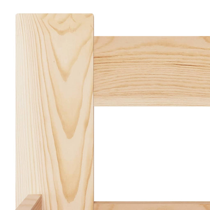 Bed Frame Solid Pine Wood 200x200 cm.