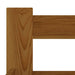 Bed Frame Honey Brown Solid Pine Wood 200x200 cm.