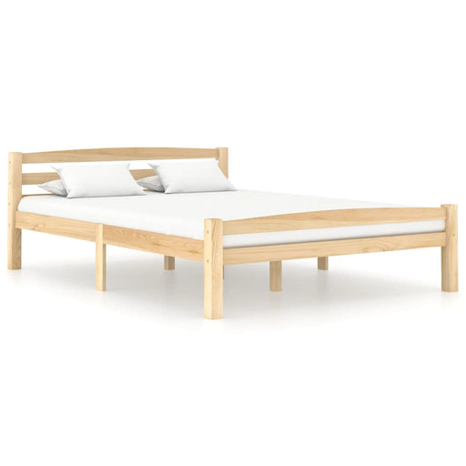 Bed Frame Solid Pinewood 120x200 cm.