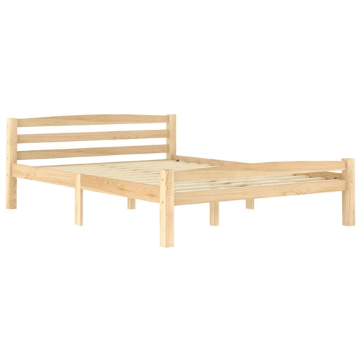 Bed Frame Solid Pinewood 120x200 cm.