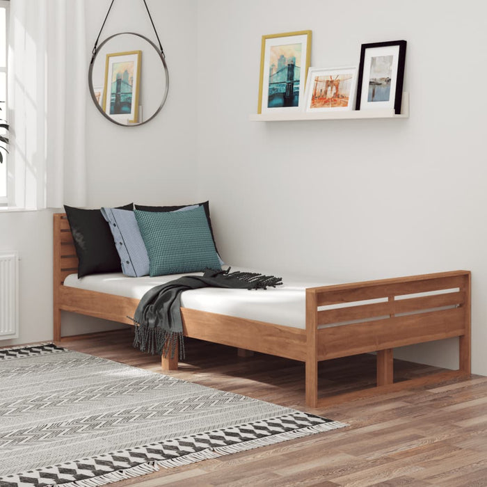 Bed Frame Solid Teak Wood 100x200 cm.