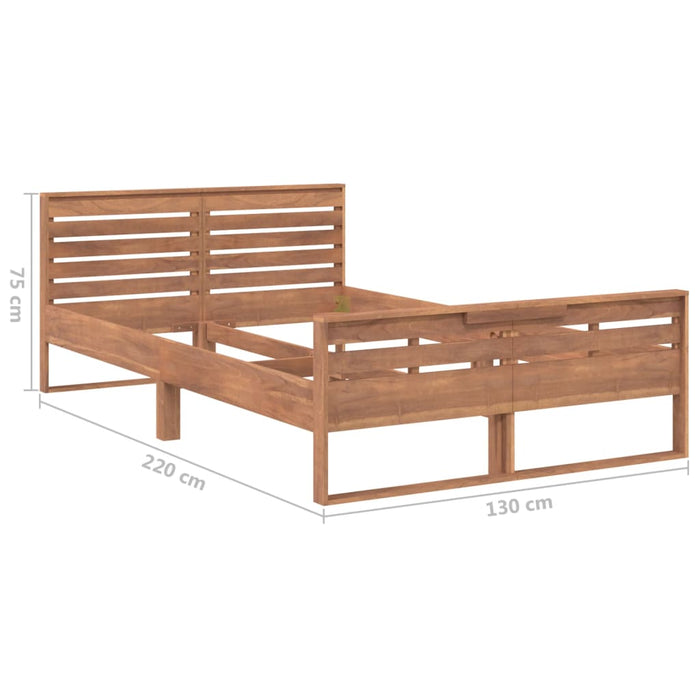 Bed Frame Solid Teak Wood 120x200 cm.