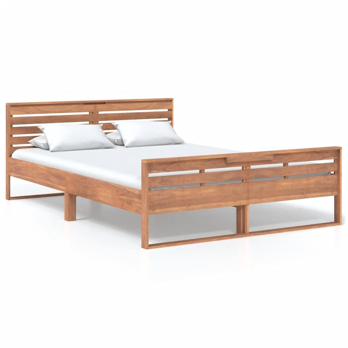 Bed Frame Solid Teak Wood 140x200 cm.