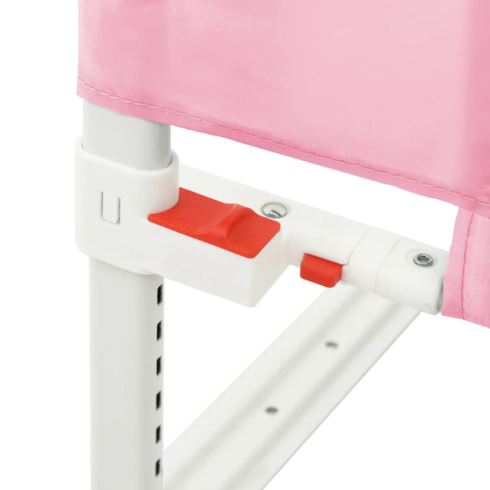 Toddler Safety Bed Rail Pink Fabric 150 cm