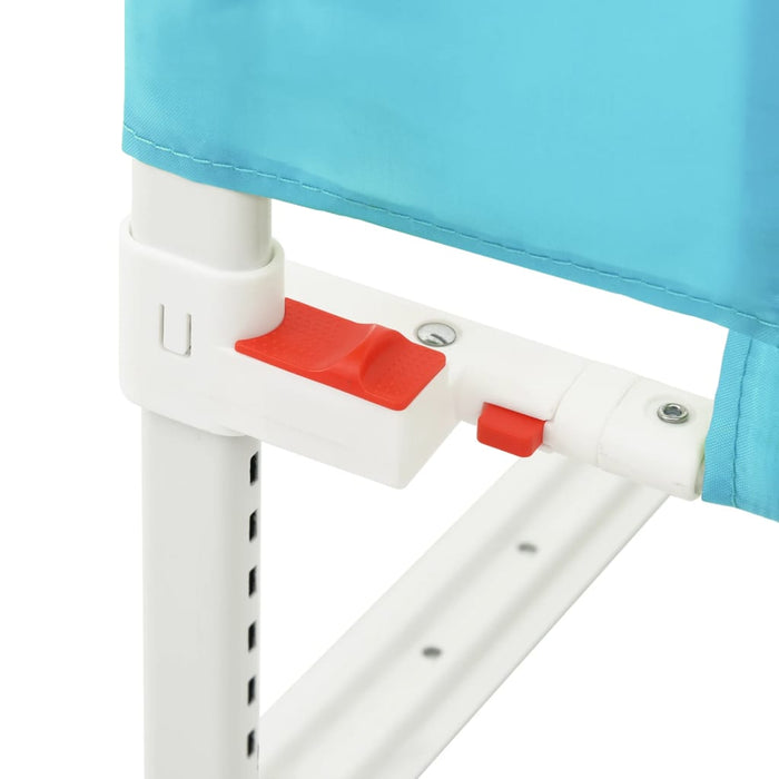 Toddler Safety Bed Rail Blue 160x25 cm Fabric.