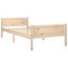Bed Frame Solid Pinewood 100x200 cm.