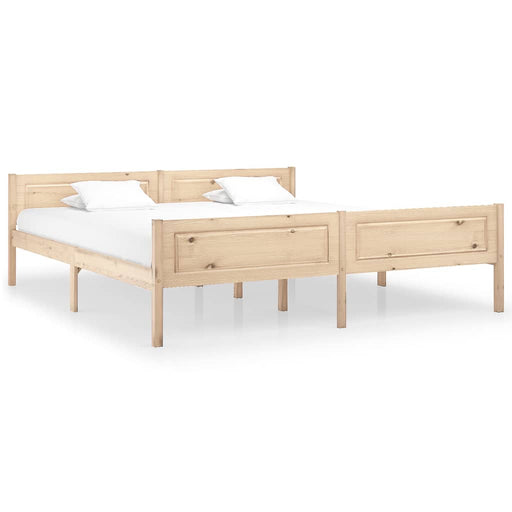 Bed Frame Solid Pinewood 180x200 cm 6FT Super King.