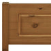 Bed Frame Solid Pinewood Honey Brown 180x200 cm 6FT Super King.