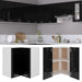 Hanging Corner Cabinet High Gloss Black 57x57x60 cm Engineered Wood.