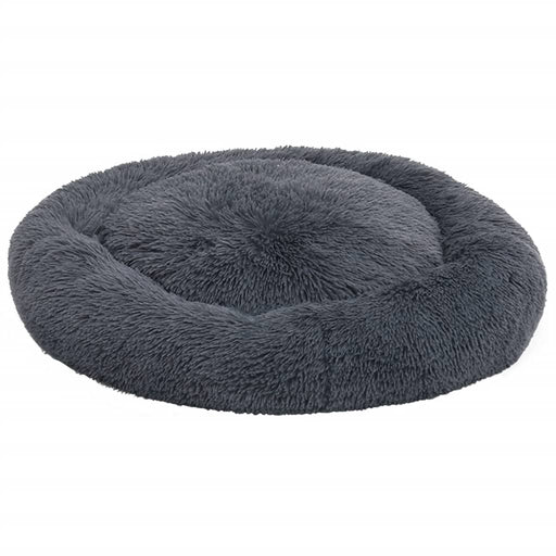 Washable Dog & Cat Cushion Dark Grey 90x90x16 cm Plush.