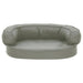 Ergonomic Dog Bed Mattress 60x42 cm Linen Look Grey.