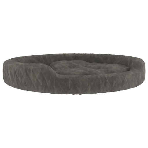 Dog Bed Dark Grey 70x55x23 cm Plush.