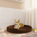Dog Bed Brown 70x55x23 cm Plush.