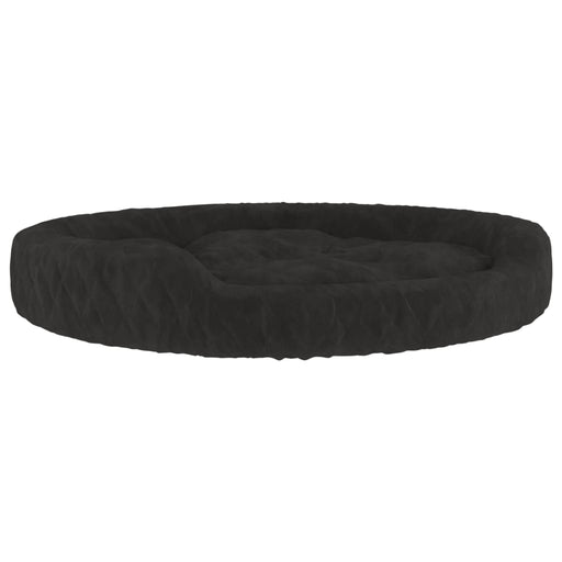 Dog Bed Black 90x70x23 cm Plush.