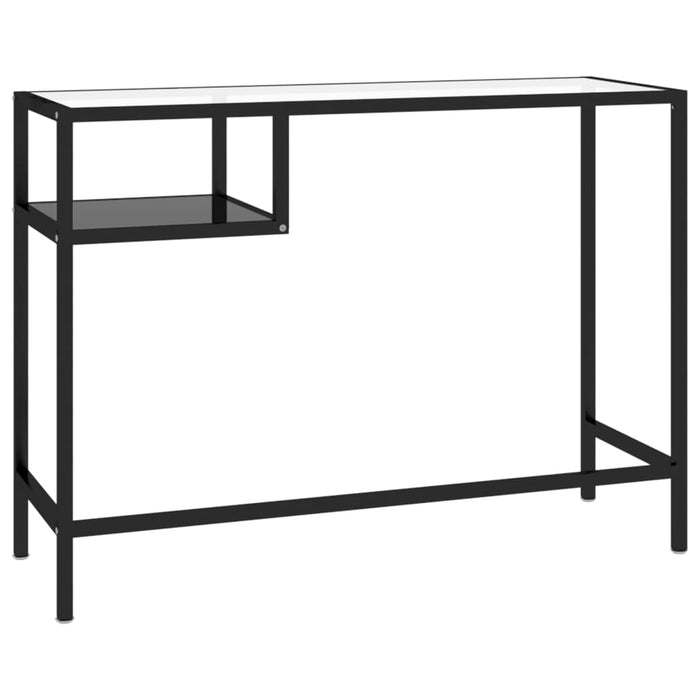 Computer Desk Black 100x36x74 cm Glass.