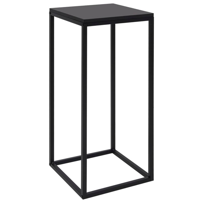 Side Tables 2 pcs Black Steel.