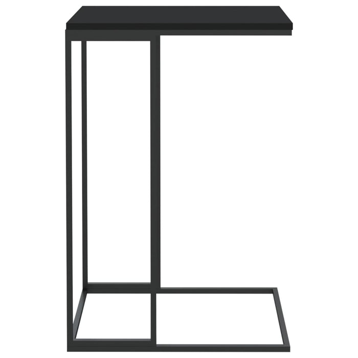 Side Table Black 40x30x59 cm Engineered Wood.